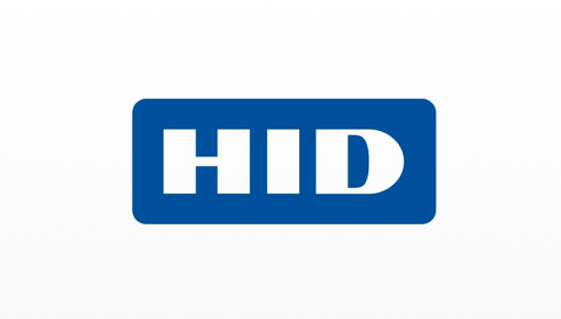 Imagem ilustrativa do logotipo da HID, fabricante de identificadores de acesso seguros