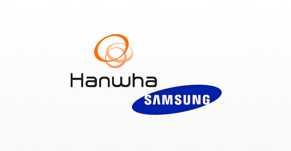 Imagem da Hanwha, marca da divisão de tecnologia da Samsung que desenvolve produtos de precisão da mais alta qualidade para as indústrias aeroespacial, de defesa, energia e segurança